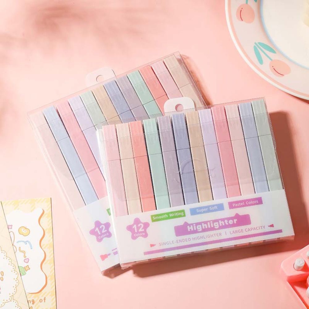 Evidenziatori a doppia testa F - Pastel Highlighter Set Double Ended recensione e prezzo