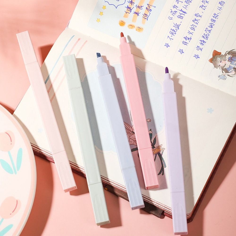 Evidenziatori a doppia testa F - Pastel Highlighter Set Double Ended recensione e prezzo